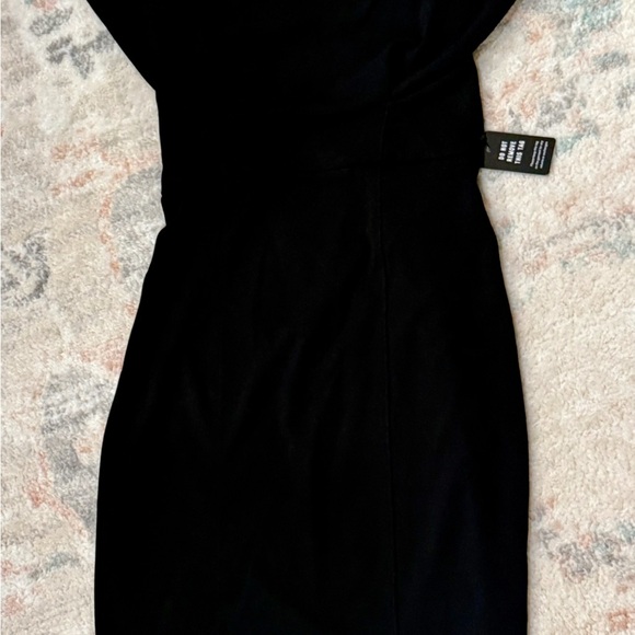 Express Elegant Black Midi Dress - Picture 2 of 4
